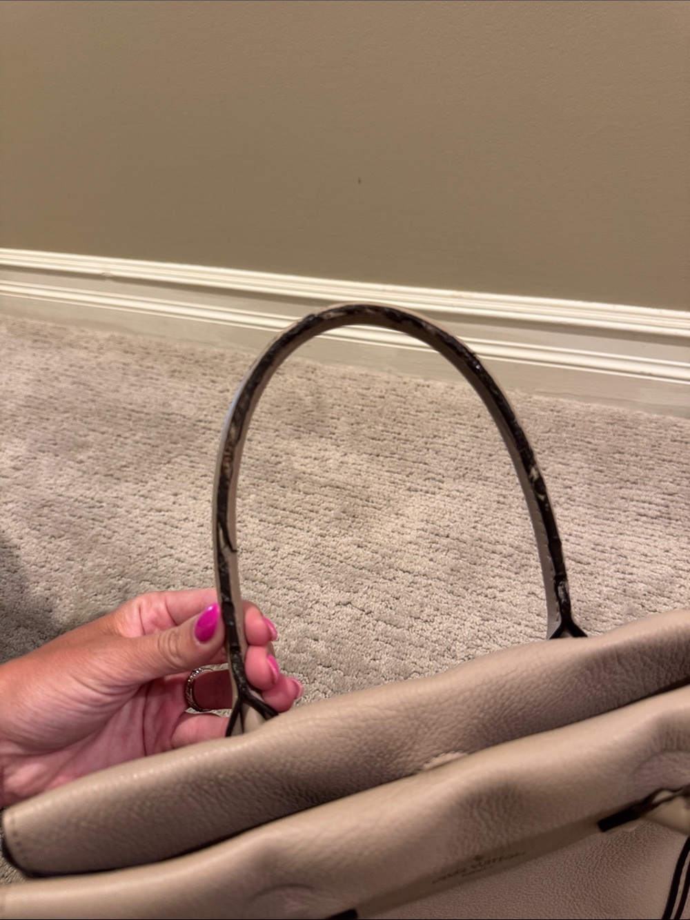 Louis Vuitton PM Mono Velour Galet Tote - Picture 6 of 16